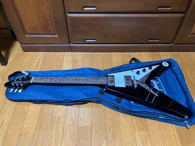 ギター Epiphone Japan Flying V Epiphone Flying V Ebony Blue Electric Guitar Used From Japan | eBay