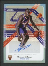 2025 KHAMAN MALUACH AUTO TOPPS CHROME NEXT STOP SIGNATURES RC REFRACTOR