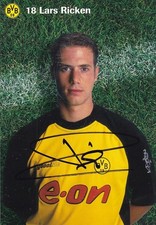 Lars RICKEN - DFB-Nationalspieler, Borussia Dortmund 2001/02, Original-Autogramm