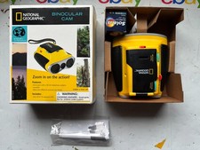 National Geographic Kids Binoculars with Camera Unused Solaris FG400 Film Yellow
