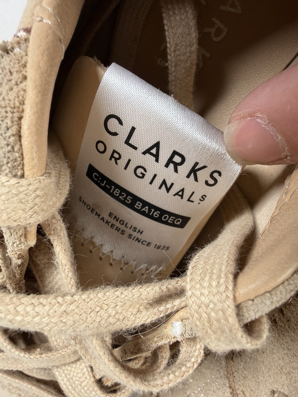 Clarks Originals Tor Run Light Tan Combination Casual Lifestyle Shoes Womens 6.5 image 9