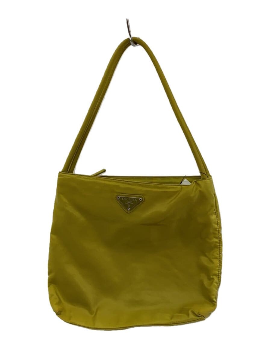 Prada green nylon minimalist handbag
