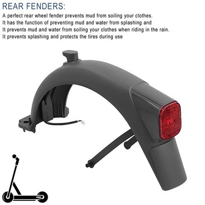 Electric Scooter Rear Fender Taillight Kit For Segway Ninebot E2 PRO Assembly ?