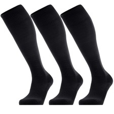 3 Pack Soccer Softball Baseball Socks for Youth Men and Football Knee High So...