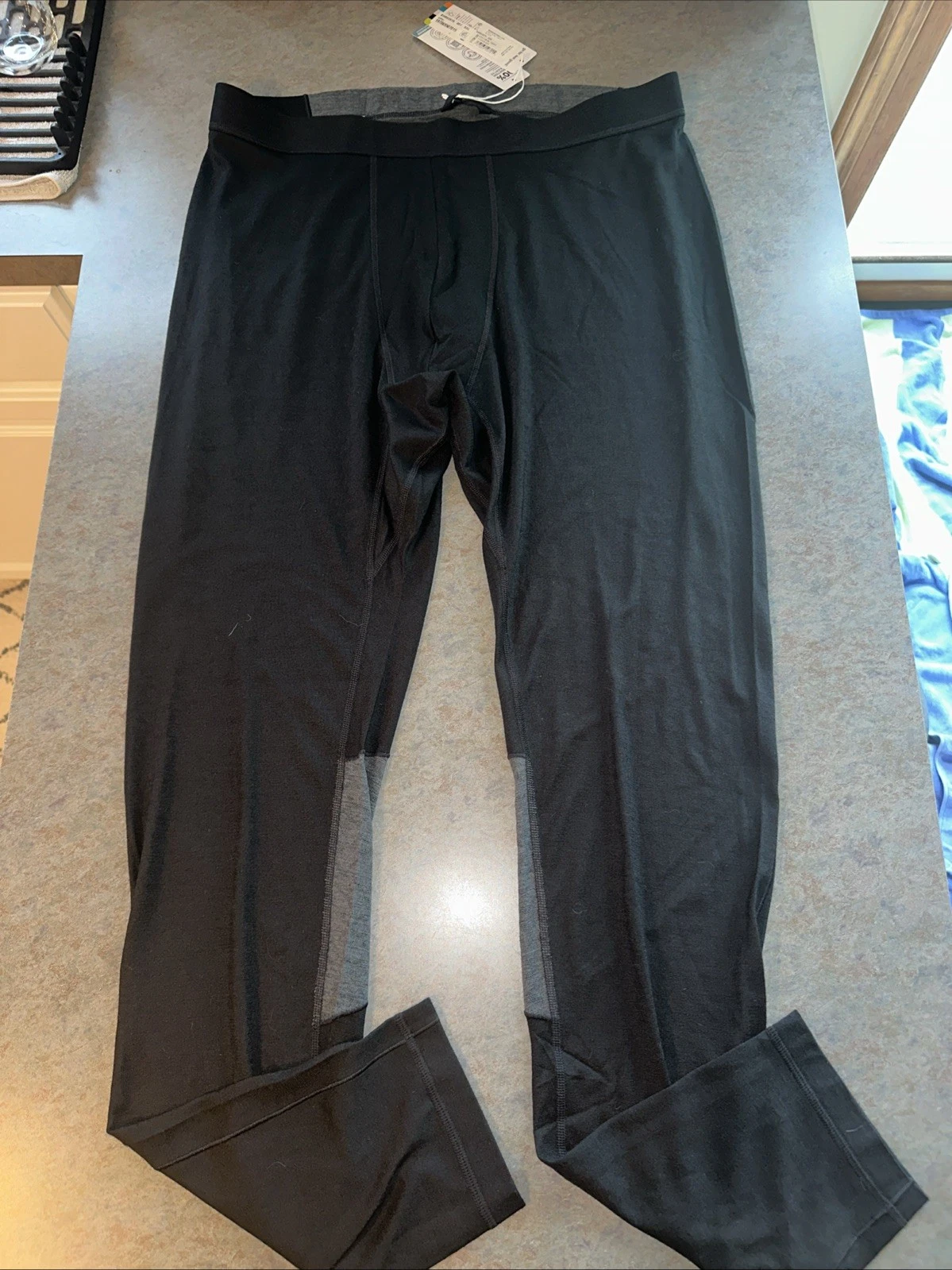 VRST x Smartwool Men's Base Layer All Season Merino Wool Sz XXL Black Tights