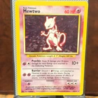 Pokemon TCG Mewtwo 10/102 Base Set Holo Rare English 1999 60 HP Wizards