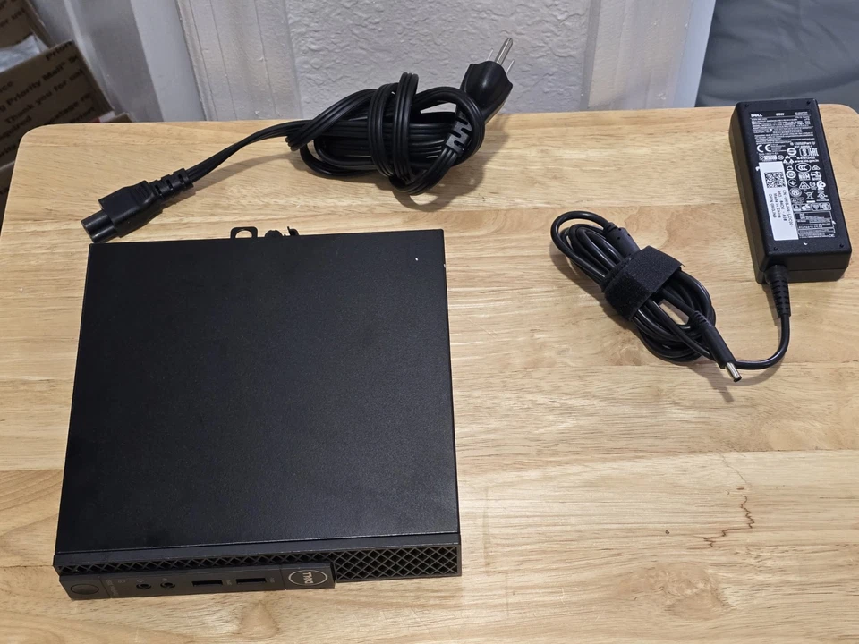 DELL OPTIPLEX MICRO I3 7100T 128GB 2.5 SSD 256GB SSD M2 WIN11 AC ADAPTER USE - Image 4 of 4