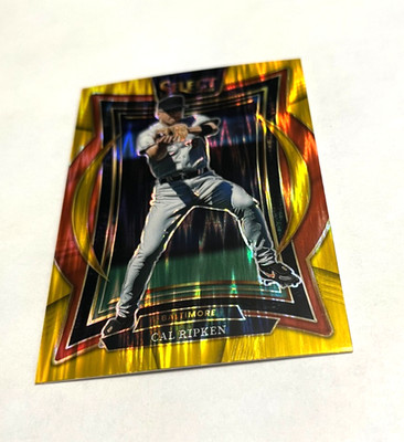2025 Panini Select Baseball  #50  CAL RIPKEN   Concourse  GOLD FLASH PRIZM  /10