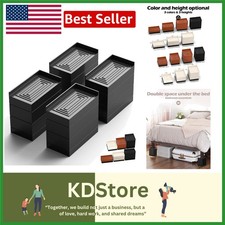 Heavy Duty Adjustable Furniture Risers with Anti-Slip  Shock Absorption