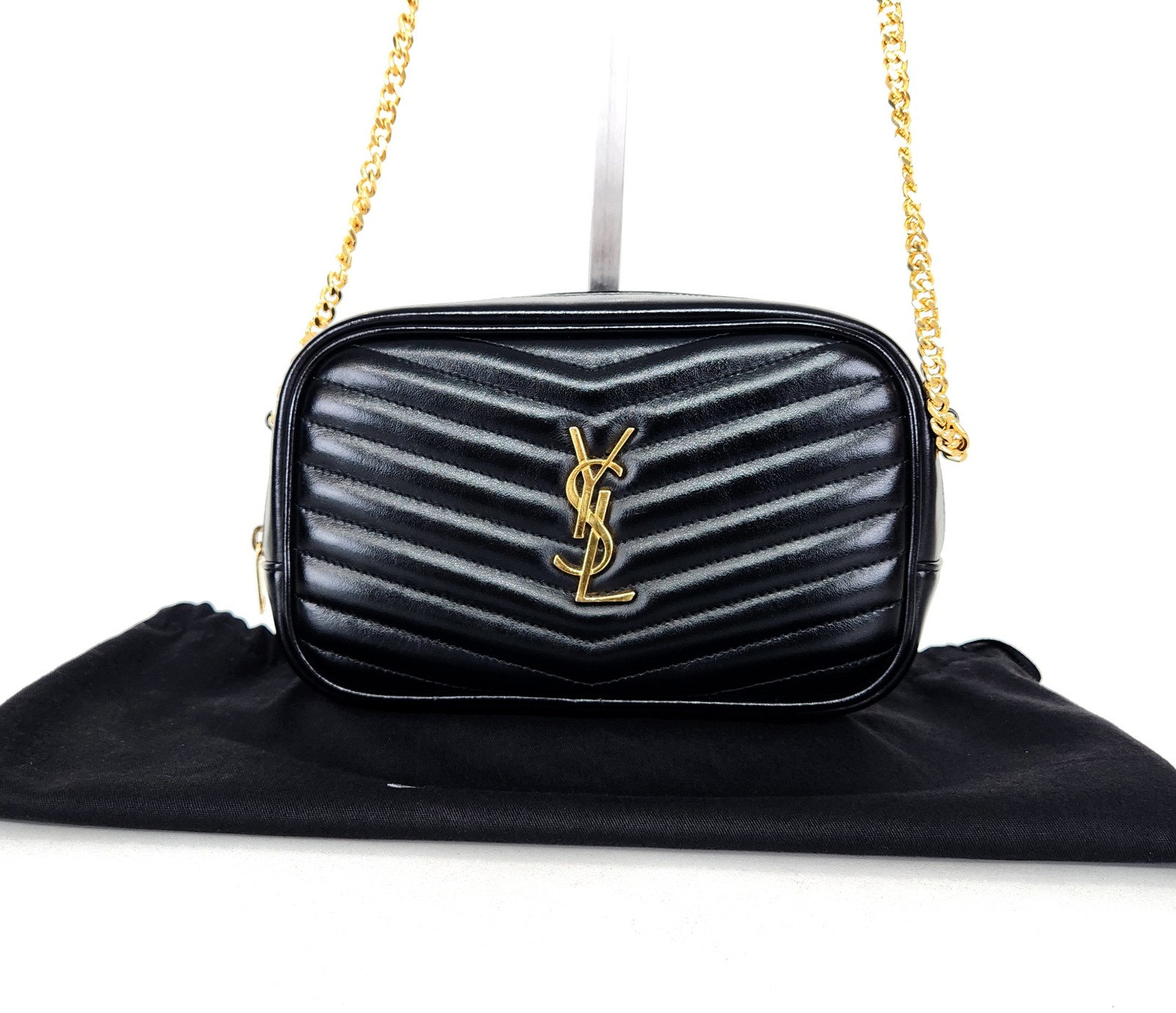 Borsa a tracolla Saint Laurent Lou Mini fotocamera 19x10 5x5 135863586