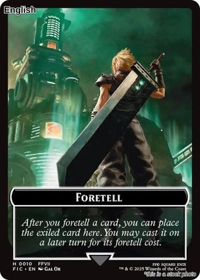 Foretell // Treasure Double-Sided Token NM [FIC - 10 // 23] EN