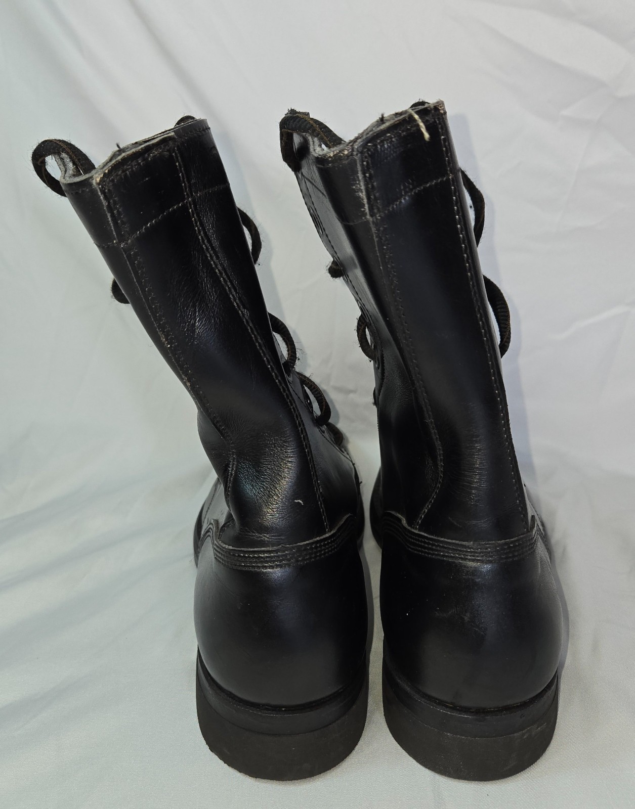 Vietnam War US Army Boots Biltrite Black Leather Sz 8 N 66250 July 1967 Exc Con