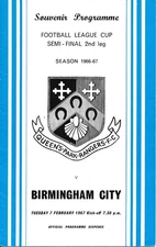 LEAGUE CUP SEMI FINAL 1966/1967 QPR v Birmingham City