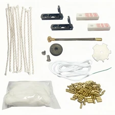Zippo Lighter Repair Kit Flint Wick Cotton Felt Wheel Spring Pad Maintenance Set