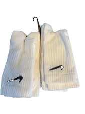 NIKE Dri-FIT Everyday Training 6-Pack Crew Socks Large 8-12 White