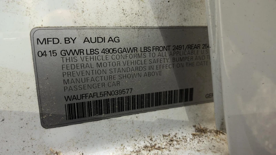 二手车顶面板玻璃 适合:2015 年奥迪 A4 Sdn A 级 — 第 2/4 张图片