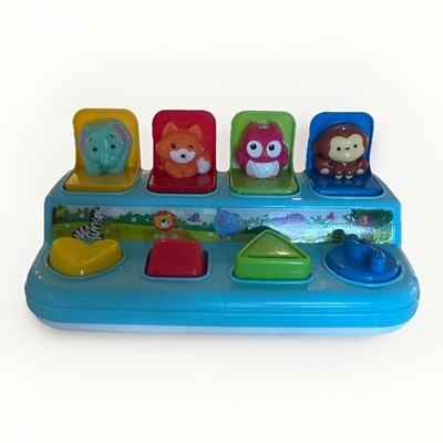 Playgo Toy Pop Up Number Animals Learning Game Toddlers Baby Colors Screen Free 