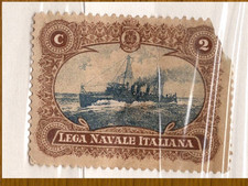 ITALIA  1910 c.ca -ERINNOFILI- Lega Navale - nuovo