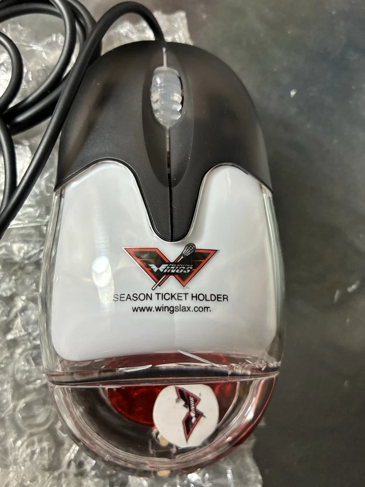 复古 Aqua Water Globe Usb 鼠标罕见翅膀季票夹 — 第 3/4 张图片