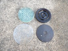 WW2 GERMAN Lot Verres Plaque Métal glasmine M43 allemande