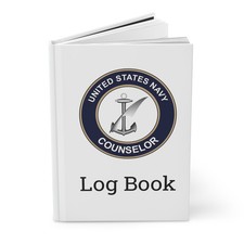 US Navy Counselor Rating Log Book NC Emblem Journal