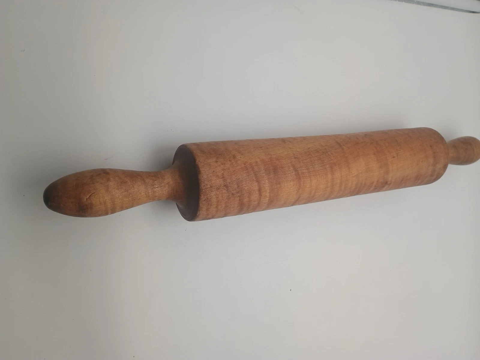 Large Tiger Maple hand carved Rolling Pin 19th C
Opens in a new window or tab