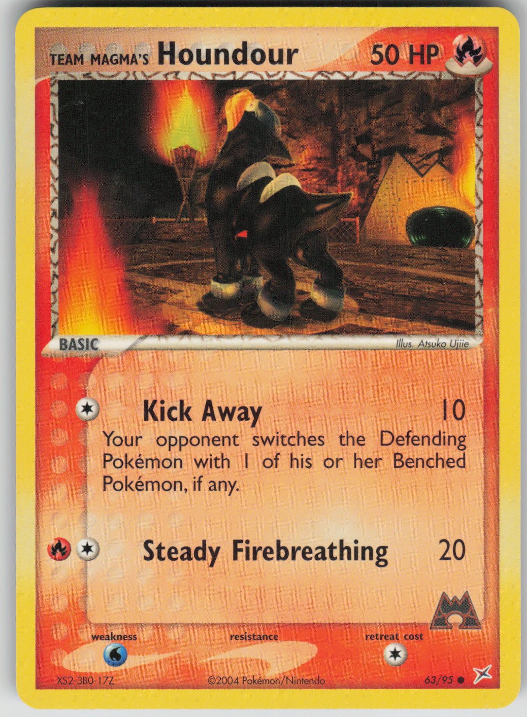 Pokemon TCG Team Magma's Houndour - Common Team Magma vs Team Aqua 63/95