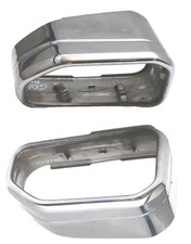 Terminale di scarico cromato sinistro/destro BMW X3 G01 LCI 30e AWD 9894676 9894675