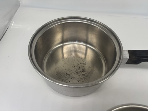 Vintage Kitchen Craft 2 Quart Stainless Steel 3 Ply Pot/Sauce Pan w/Lid USA - Picture 4 of 12
