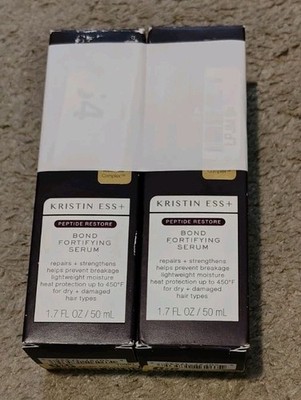 Kristin Ess Peptide Restore Bond Fortifying Serum 1.7oz x2 Damaged Packaging