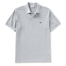 Lacoste Men's Short Sleeve PH4012 Cotton Logo Casual Polo Shirt