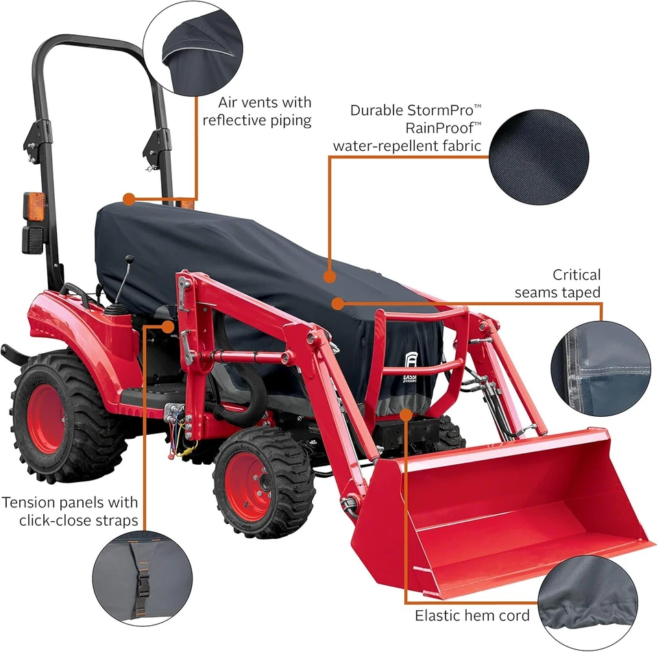 Classic Accessories StormPro Waterproof Heavy-Duty Compact Utility Gray  Foto 4 de 4