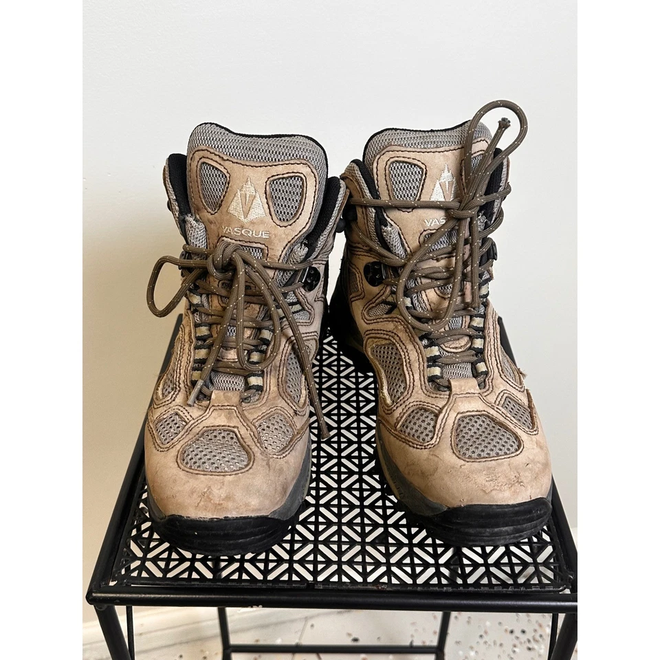 Botas de Senderismo Vasque para Mujer Talla 8.5M Cuero Suela Vibram Trail Zapatos para Caminar Foto 2 de 4