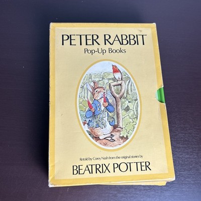 Peter Rabbit Pop-Up Book Set   4 Volumes in Box   Meet Peter Rabbit and more