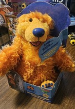 RARE Fisher Price Bear In The Big Blue House Sniffin Around Talking Bear Vintage
