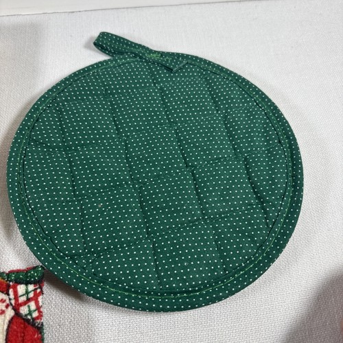 Vintage B&D Entenkranz Weihnachten Küche Geschirrtuch Waschlappen Topflappen - Bild 16 von 16