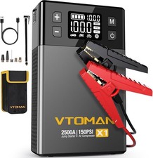Vtoman X1 Jump Starter With Air Compressor 2500a Car Battery Jumper Starter
