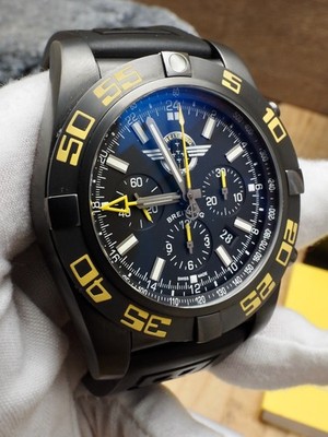 Breitling Chronomat Jet Team Limited GMT x/250 Full Set US AD RARE MB04108P/BD76