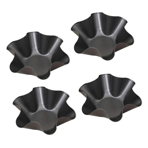 4Pcs Tortilla Maker Nonstick Taco Shell Maker Salad Bowl Carbon Steel Baking ...