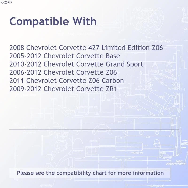 Conjunto de lanterna traseira de lente vermelha cromada 4 peças para Chevrolet Corvette 2005-2012 - Imagem 3 de 3