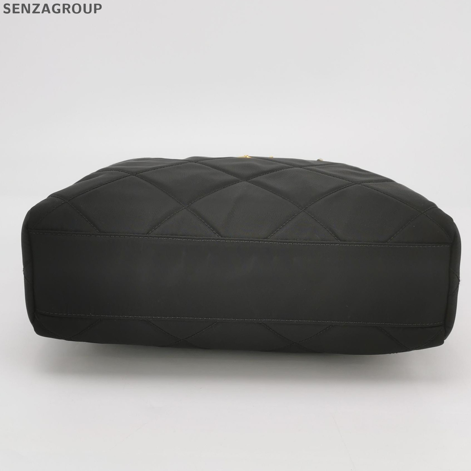 Prada Black Gold Parachute Chain Shoulder Bag Classic Women thumbnail 5