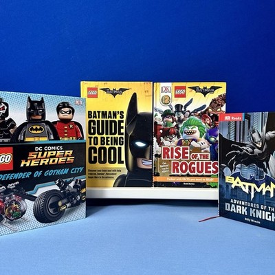 LEGO Batman DC Comics Books Bundle X4 DK Hardback Kids Readers Super Heroes GC