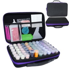 60 Slots Diamond Art Storage Containers Portable Bead Organizer Box Case