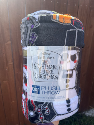 Disney Jack Nightmare Before Christmas Throw Blanket Oversized