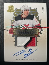 23-24 The Cup Hockey The NHL Collection Rookie Patch Auto Simon Nemec #/35