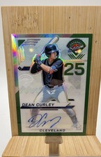 2025 Panini Prospect Edition - Dean Curley #148 Green Prizm Signatures (AU, RC)
