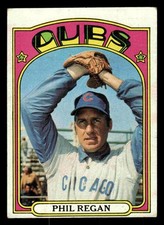 1972 Topps Phil Regan #485 - Chicago Cubs