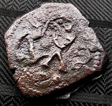 Piraten Münze. Kolonial Spanien. 17 Jh. Aus Sammlung. COB.