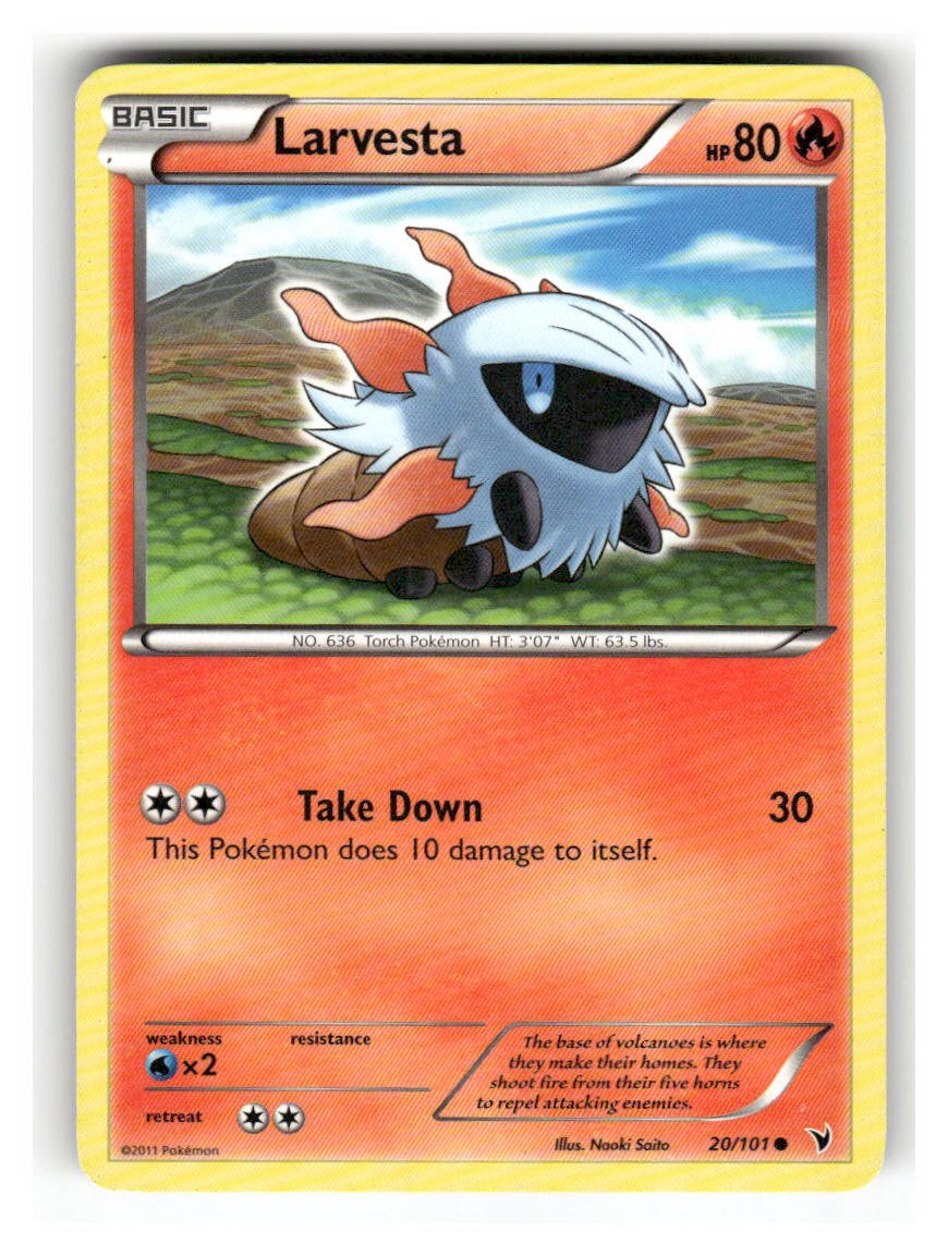 Larvesta (20) - 20/101 - MP - Noble Victories