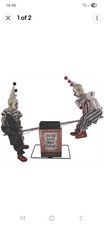 See Saw Clowns Aninmatronic  Props Carnival Circus clowns . Halloween decoration